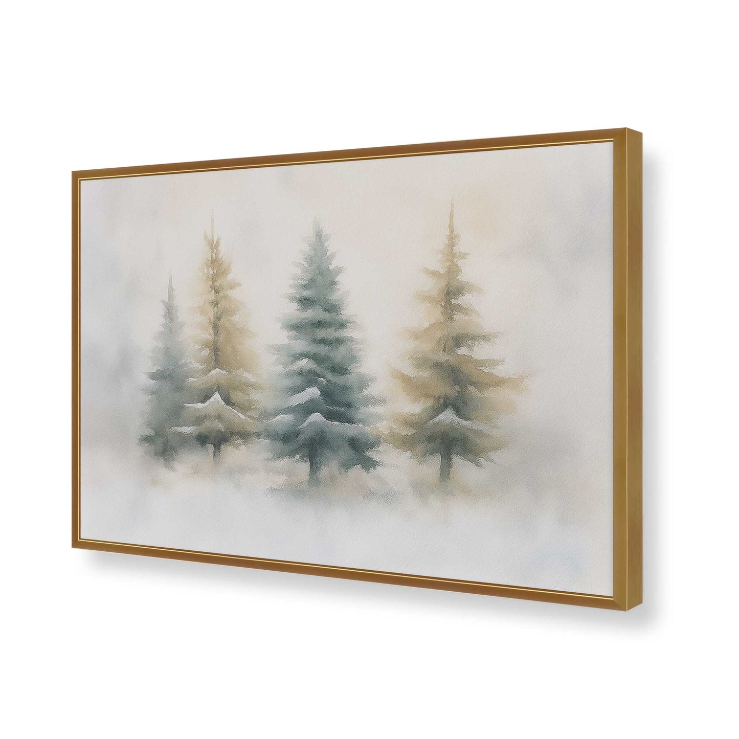 [Color:Polished Gold], Picture of art in a Polished Gold frame of the corner