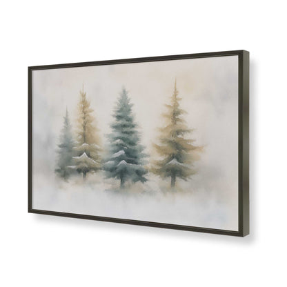 [Color:Satin Black], Picture of art in a Satin Black frame of the corner