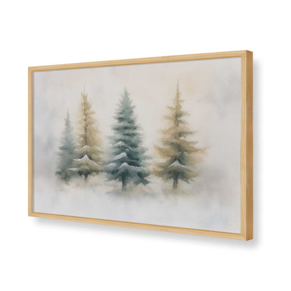 [Color:American Maple], Picture of art in a American Maple frame of the corner