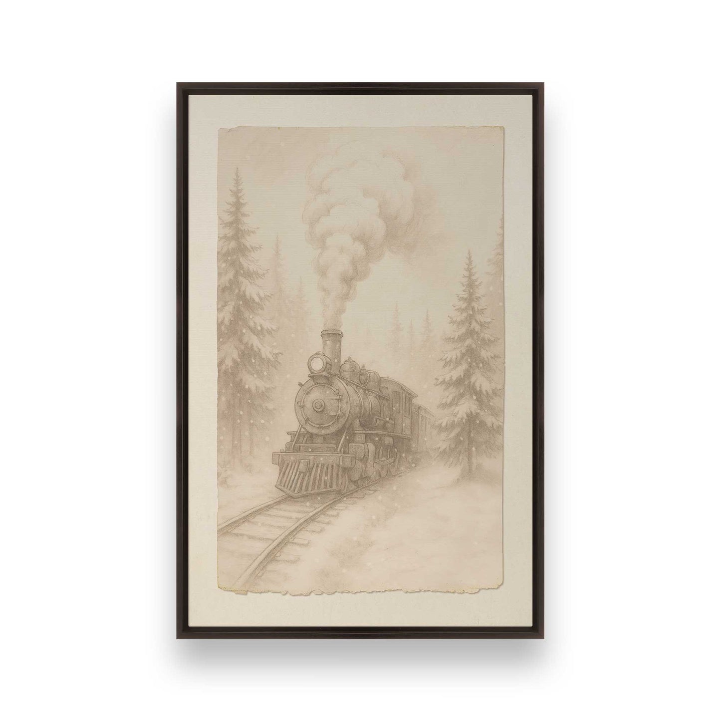 [Color:Espresso], Picture of art in a Espresso frame