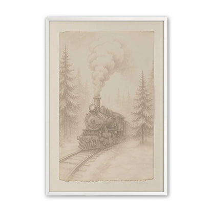 [Color:Opaque White], Picture of art in an Opaque White frame