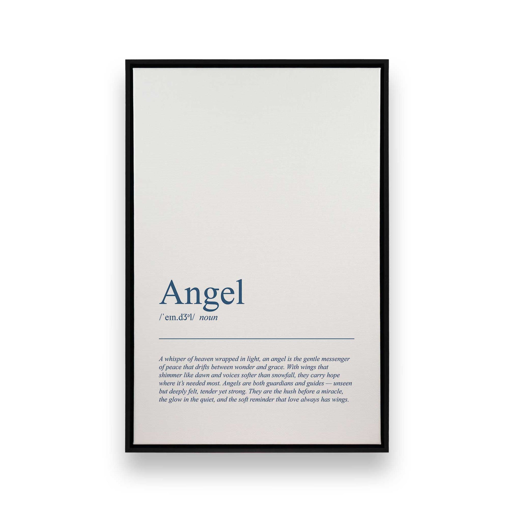 [Color:Satin Black], Picture of art in a Satin Black frame