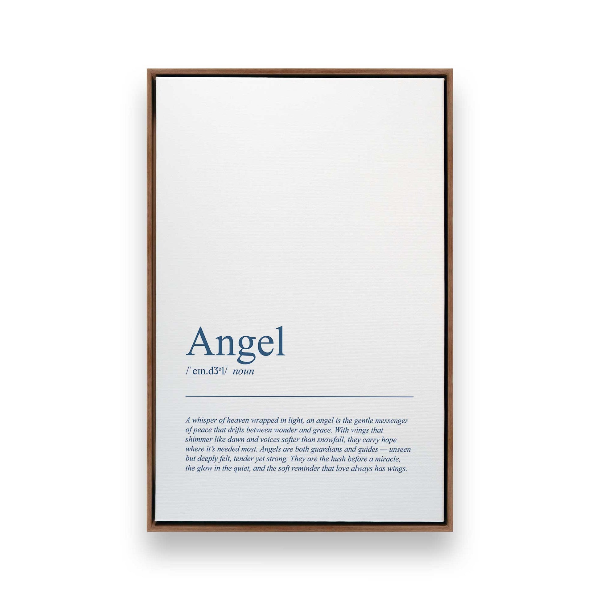 [Color:Walnut], Picture of art in a Walnut frame