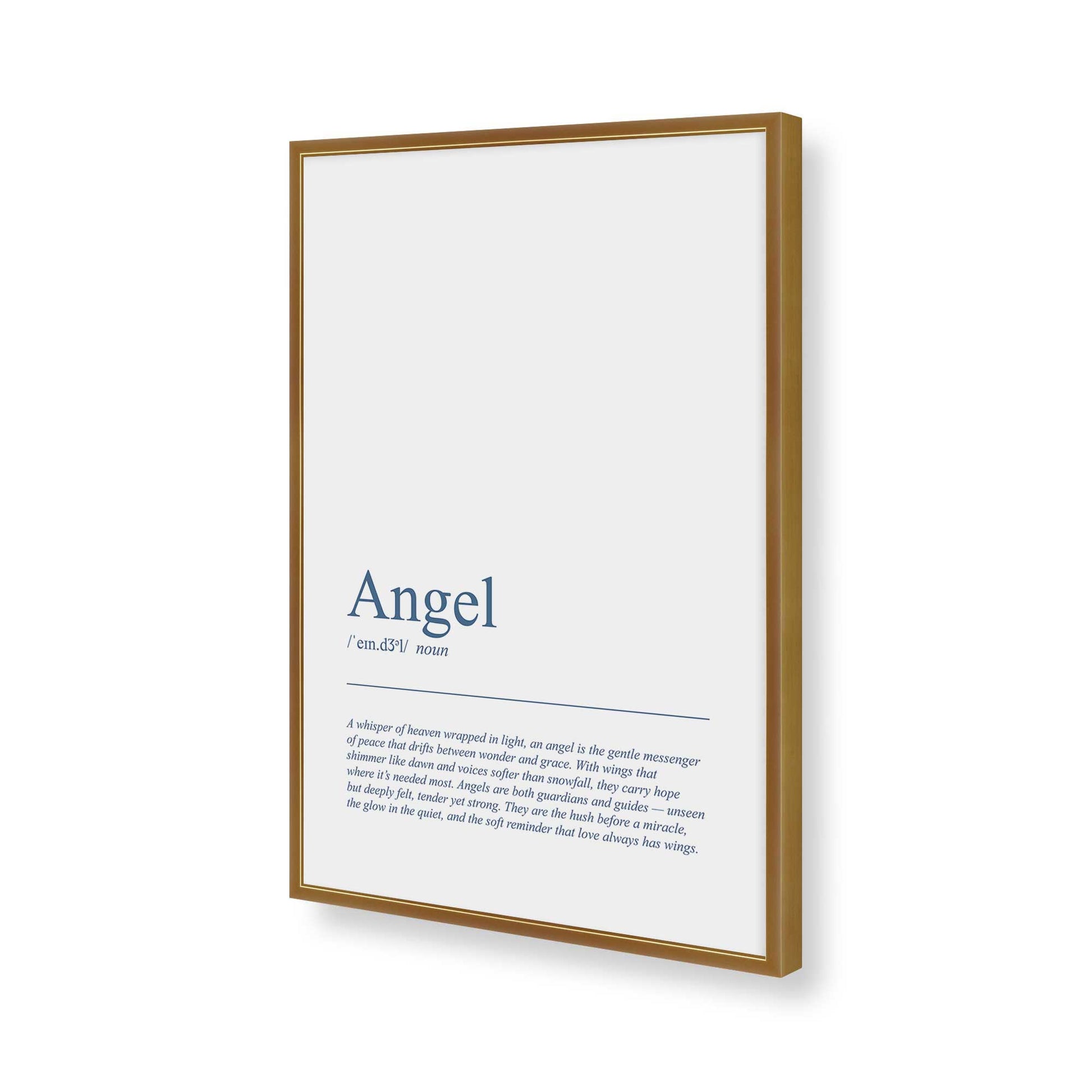 [Color:Polished Gold], Picture of art in a Polished Gold frame of the corner