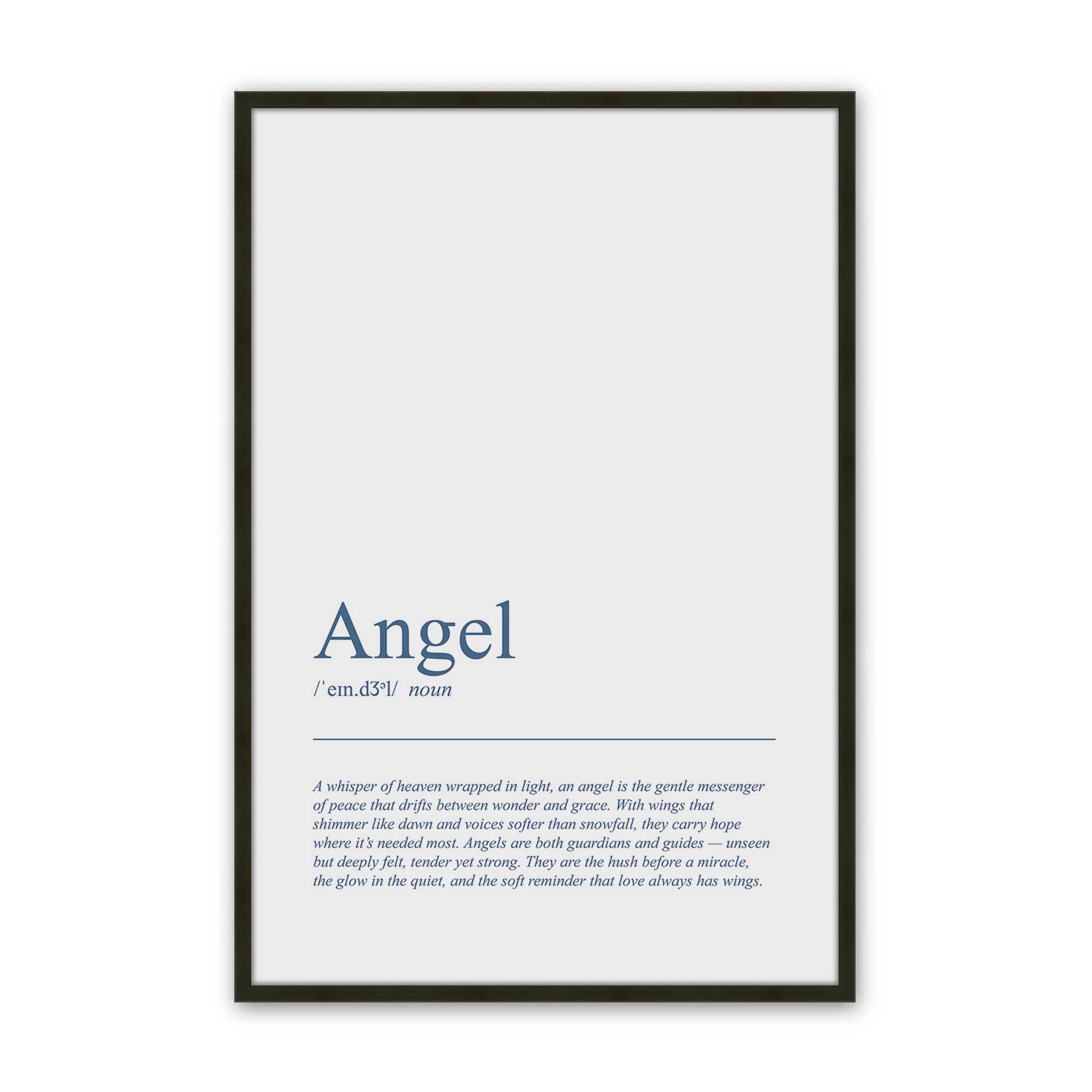 [Color:Satin Black], Picture of art in a Satin Black frame