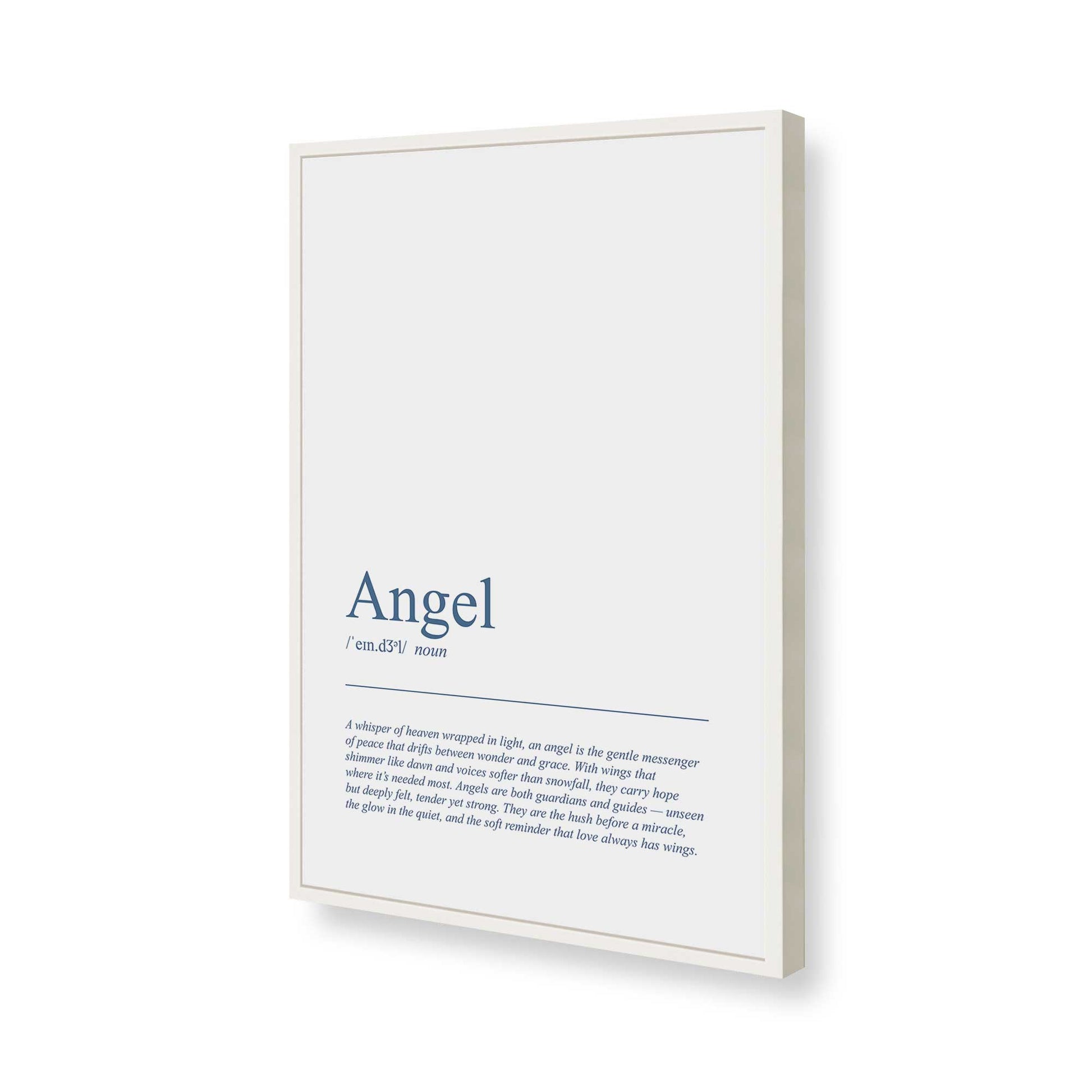 [Color:Opaque White], Picture of art in a Opaque White frame of the corner