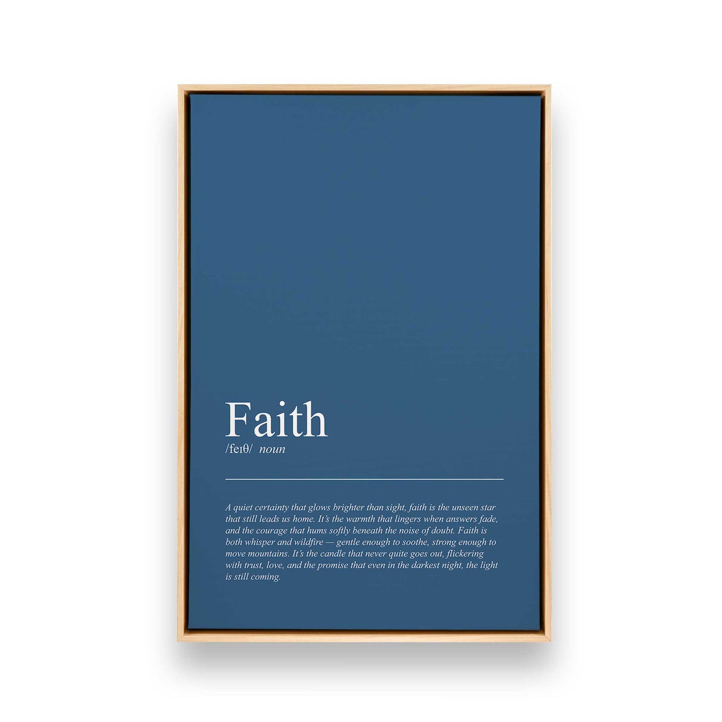 [Color:American Maple], Picture of art in a American Maple frame