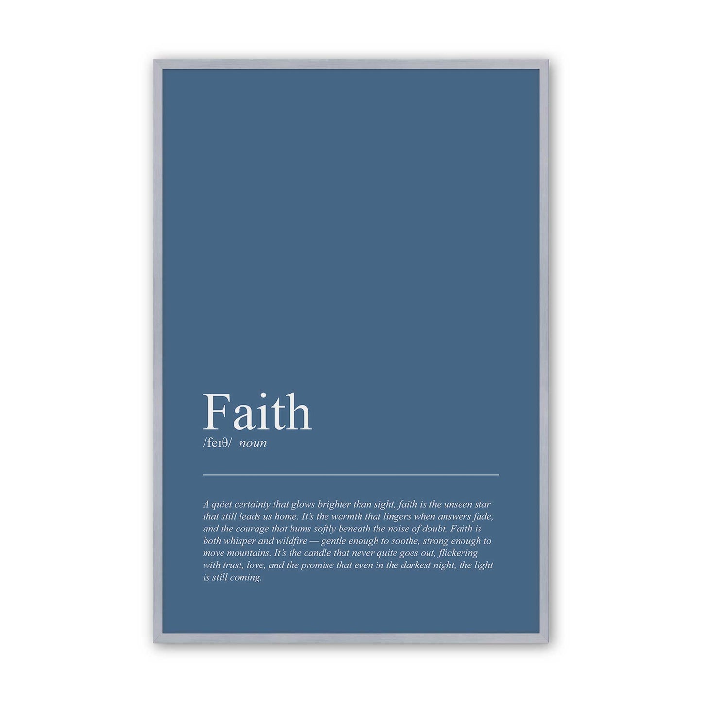 [Color:Polished Chrome], Picture of art in a Polished Chrome frame