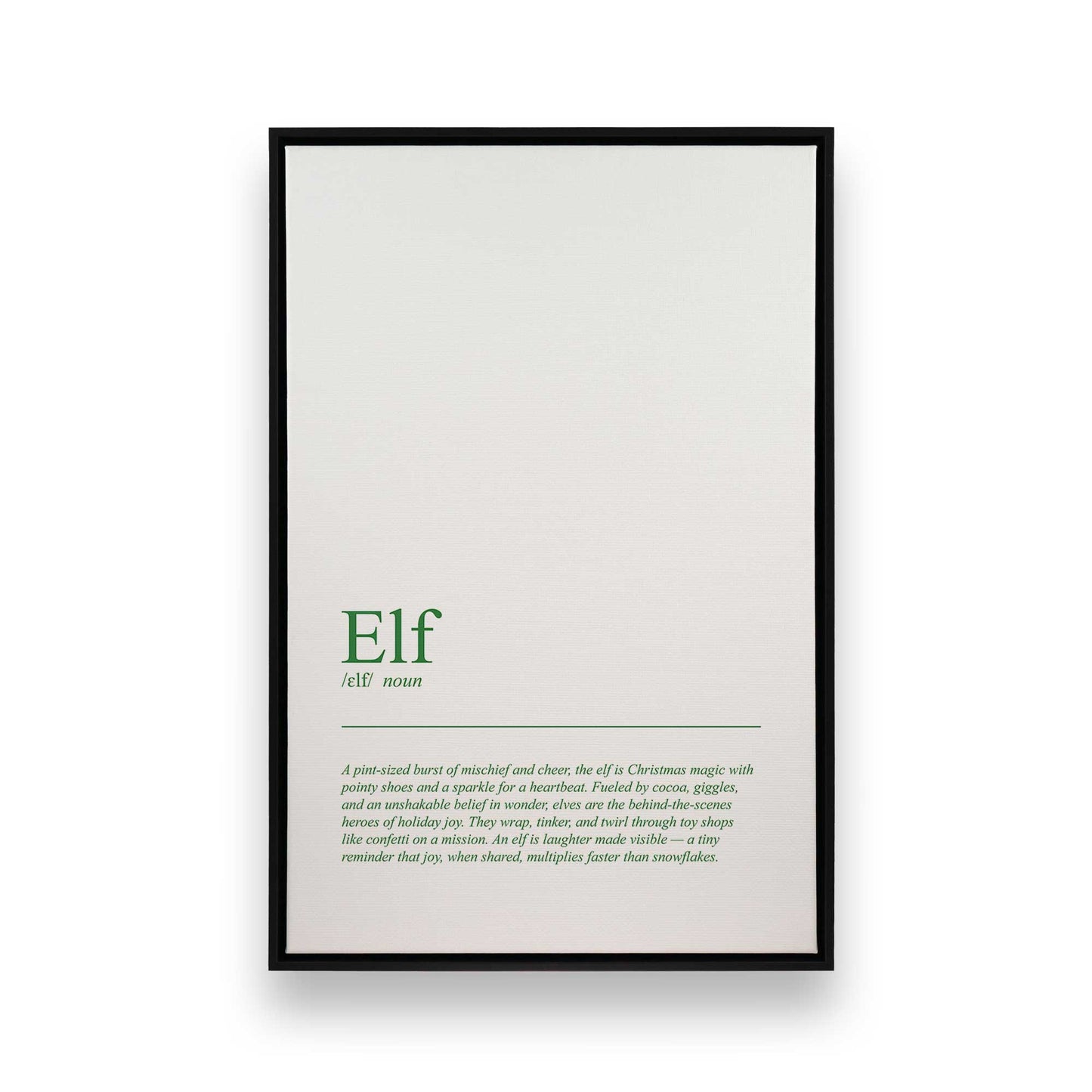 [Color:Satin Black], Picture of art in a Satin Black frame