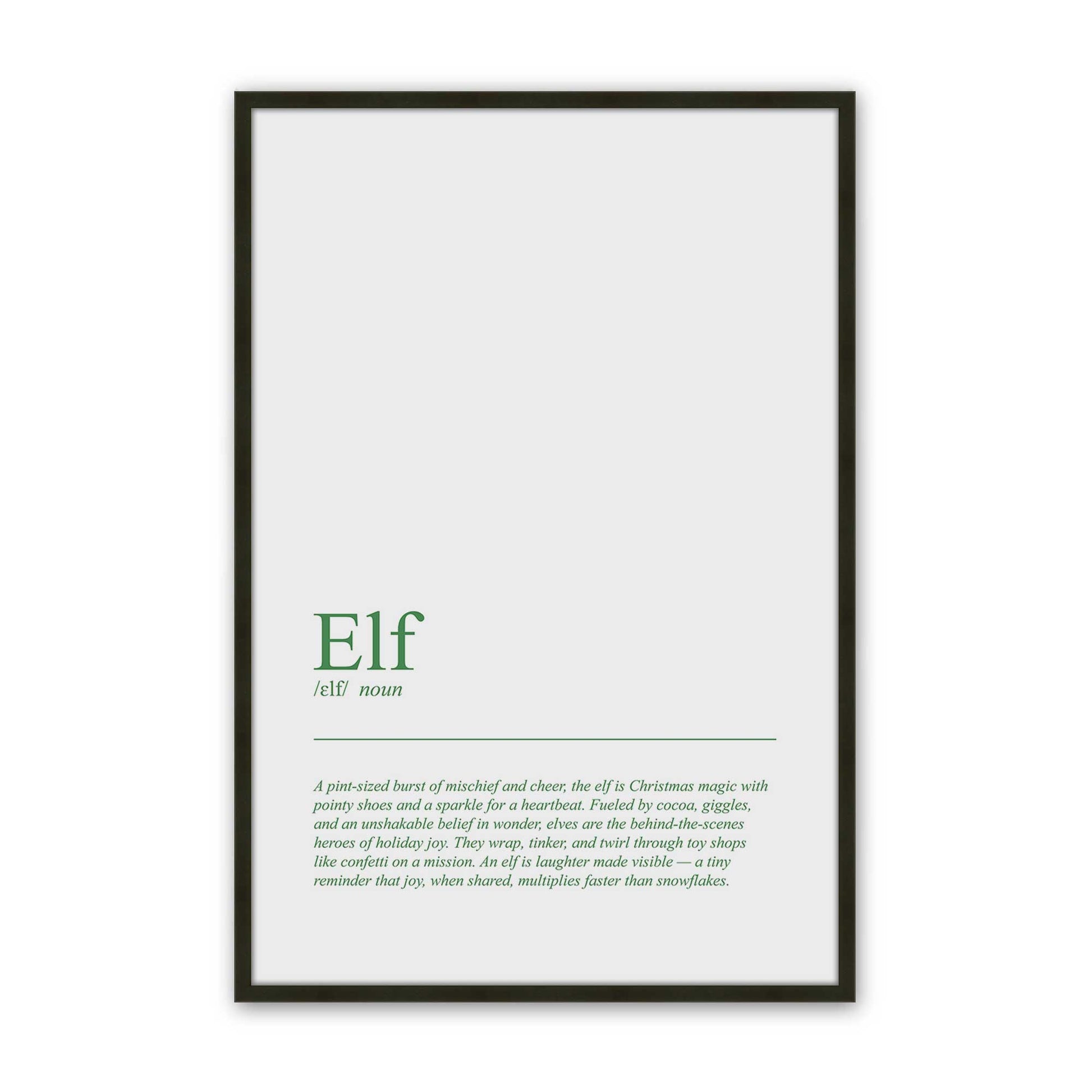 [Color:Satin Black], Picture of art in a Satin Black frame