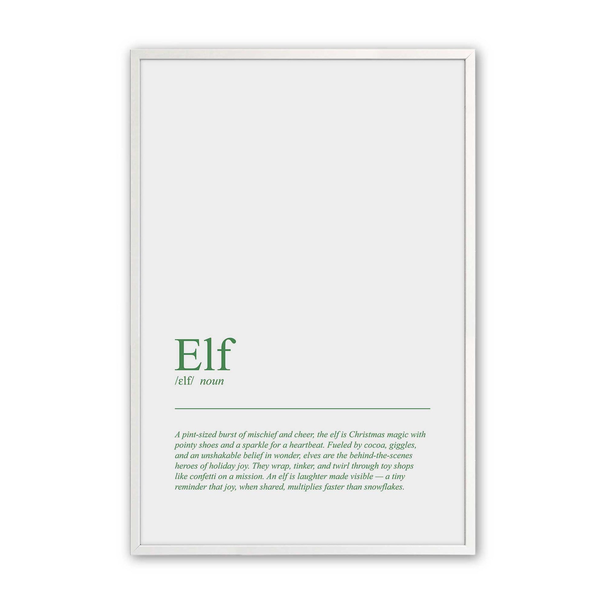 [Color:Opaque White], Picture of art in an Opaque White frame