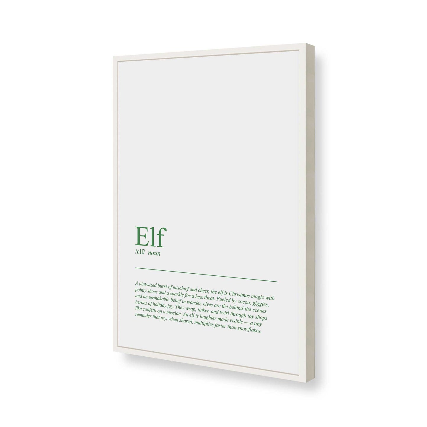 [Color:Opaque White], Picture of art in a Opaque White frame of the corner