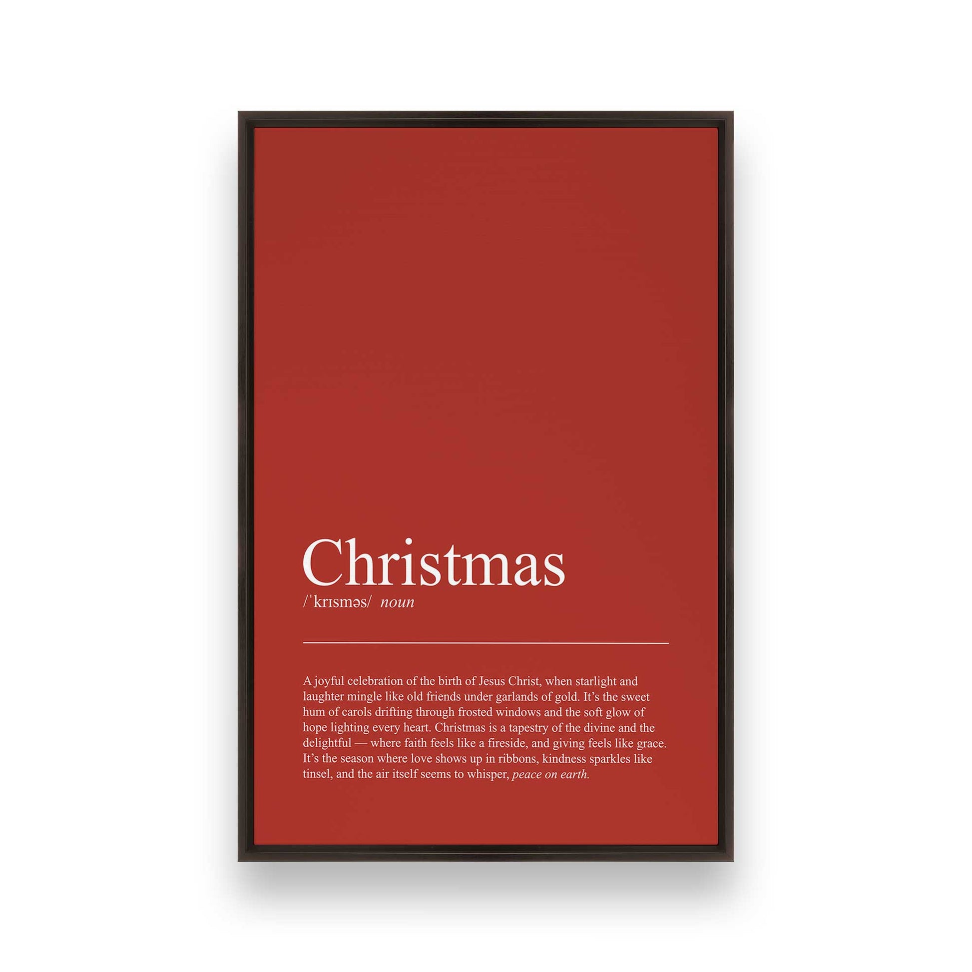 [Color:Espresso], Picture of art in an Espresso frame