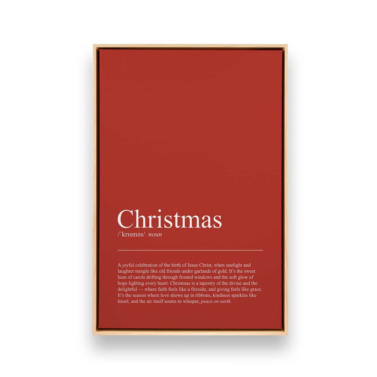 [Color:American Maple], Picture of art in a American Maple frame