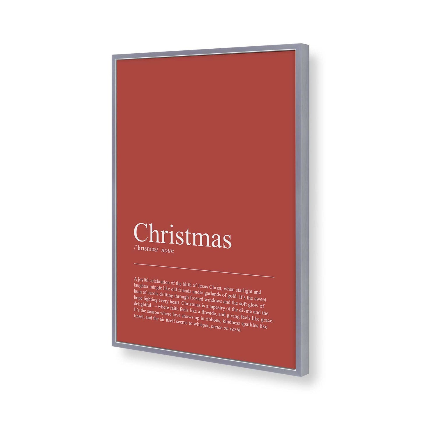 [Color:Polished Chrome], Picture of art in a Polished Chrome frame of the corner