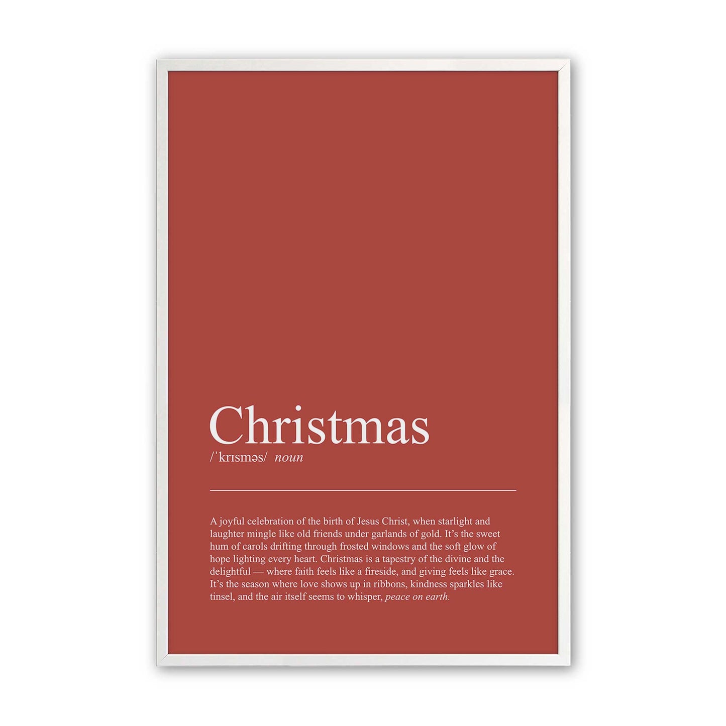 [Color:Opaque White], Picture of art in an Opaque White frame