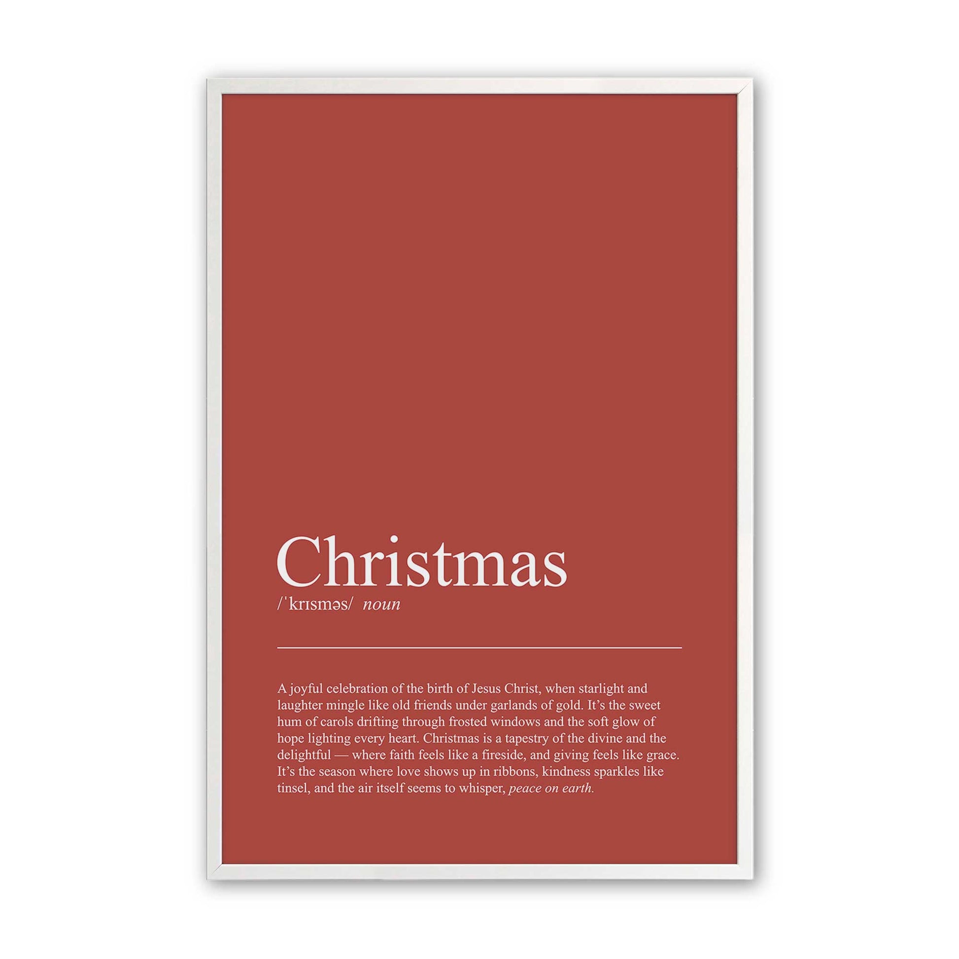 [Color:Opaque White], Picture of art in an Opaque White frame