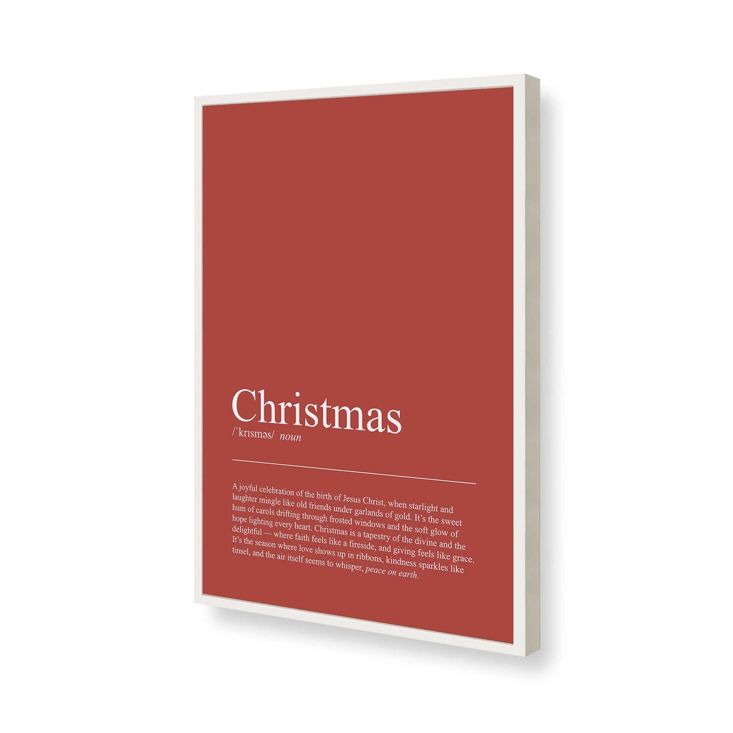 [Color:Opaque White], Picture of art in a Opaque White frame of the corner