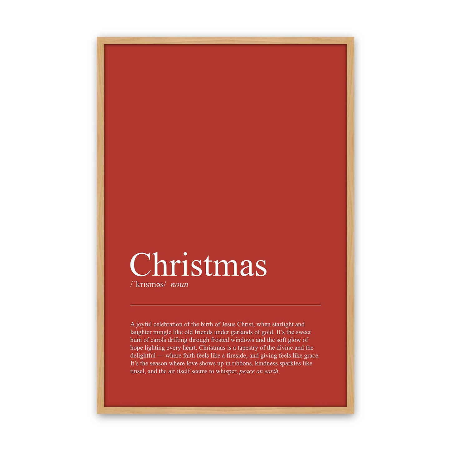 [Color:American Maple], Picture of art in an American Maple frame