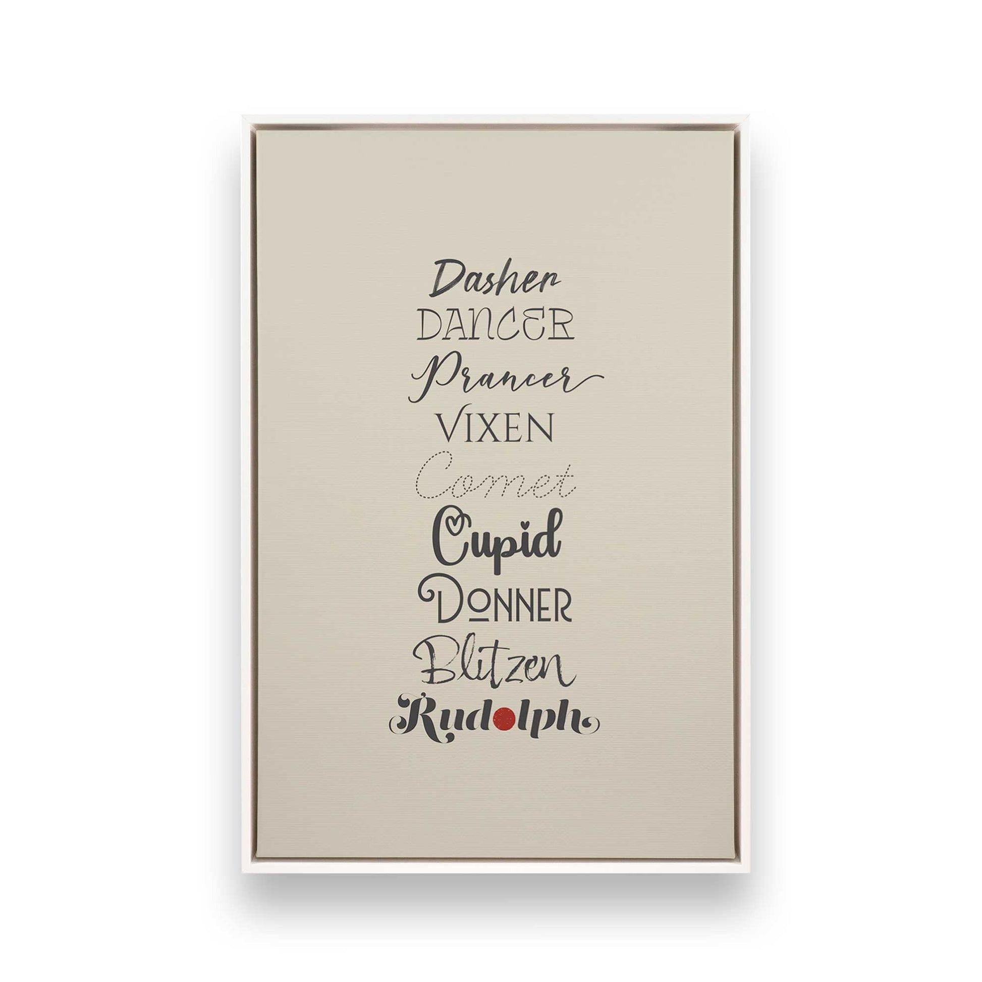 [Color:Opaque White], Picture of art in a White frame