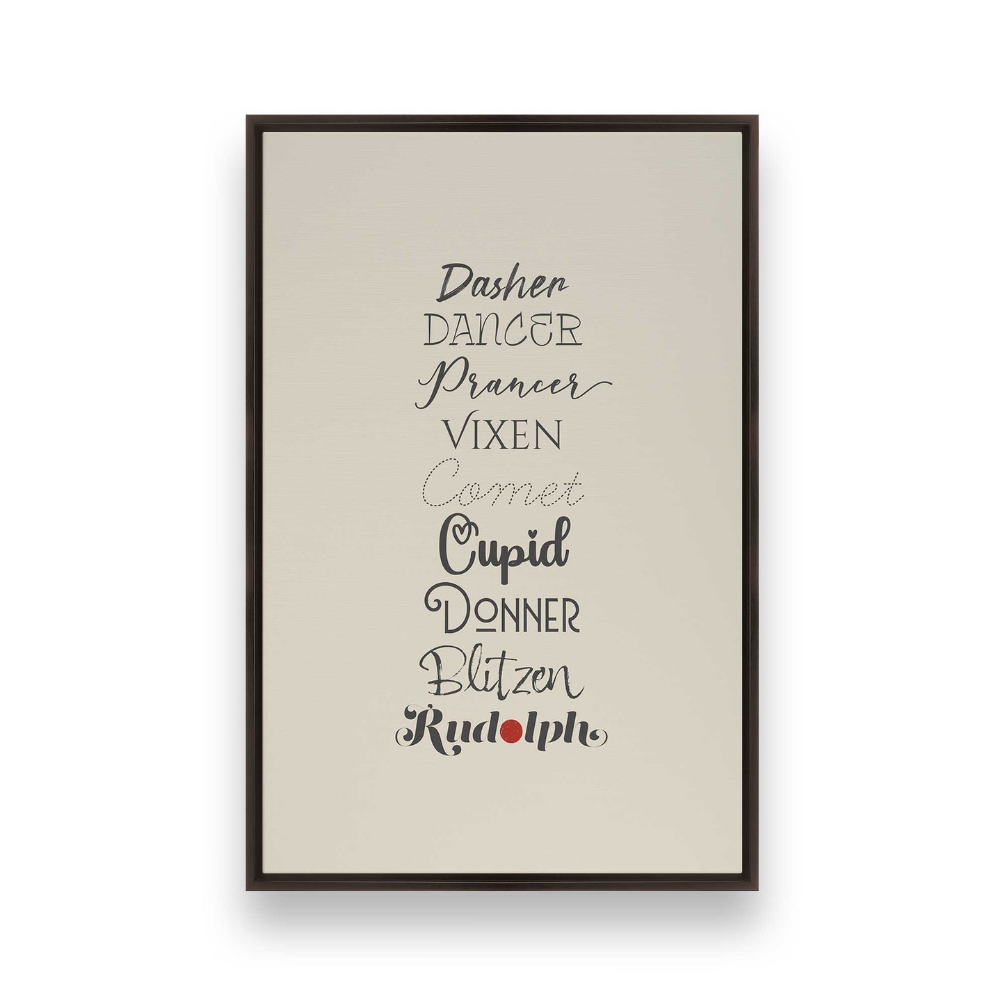 [Color:Espresso], Picture of art in a Espresso frame