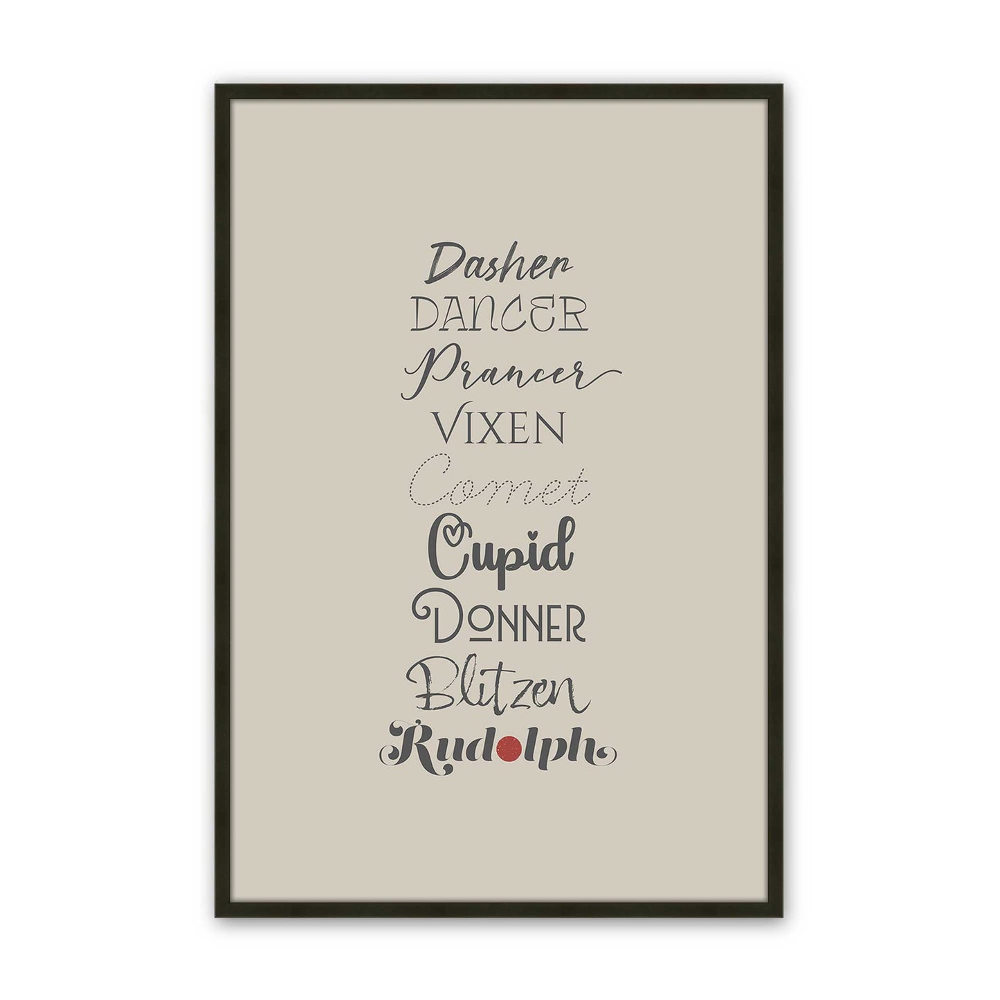 [Color:Satin Black], Picture of art in a Satin Black frame