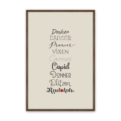 [Color:Walnut], Picture of art in a Walnut frame