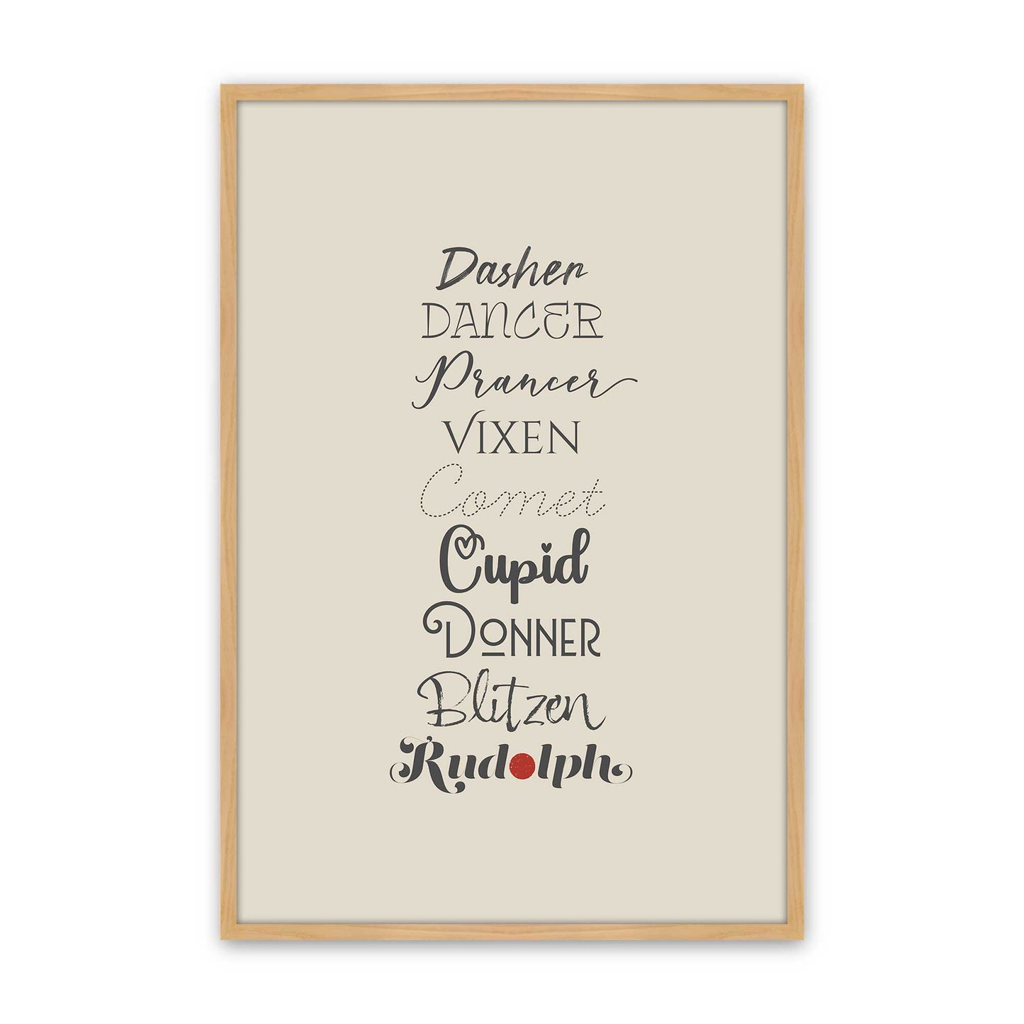 [Color:American Maple], Picture of art in a American Maple frame