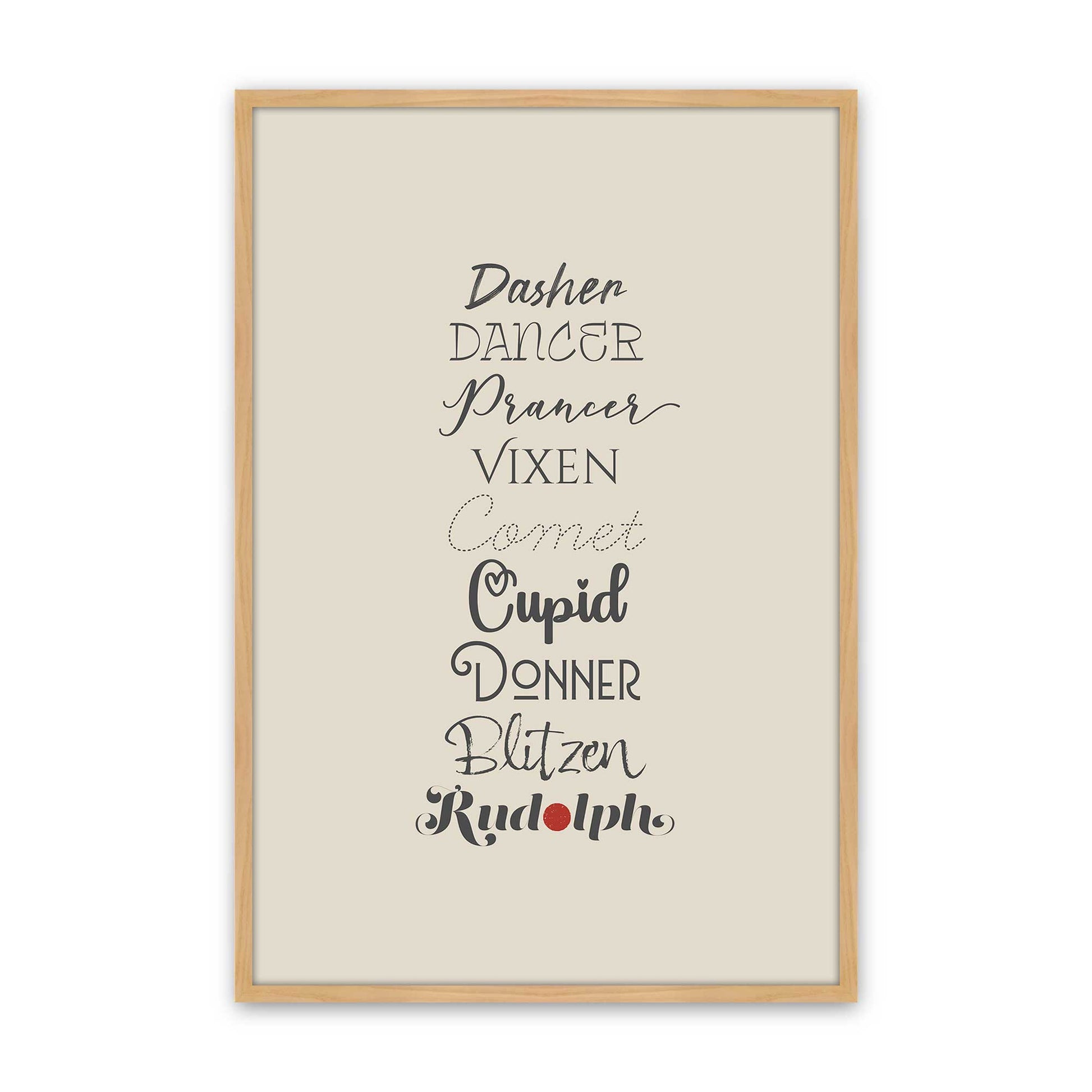 [Color:American Maple], Picture of art in a American Maple frame