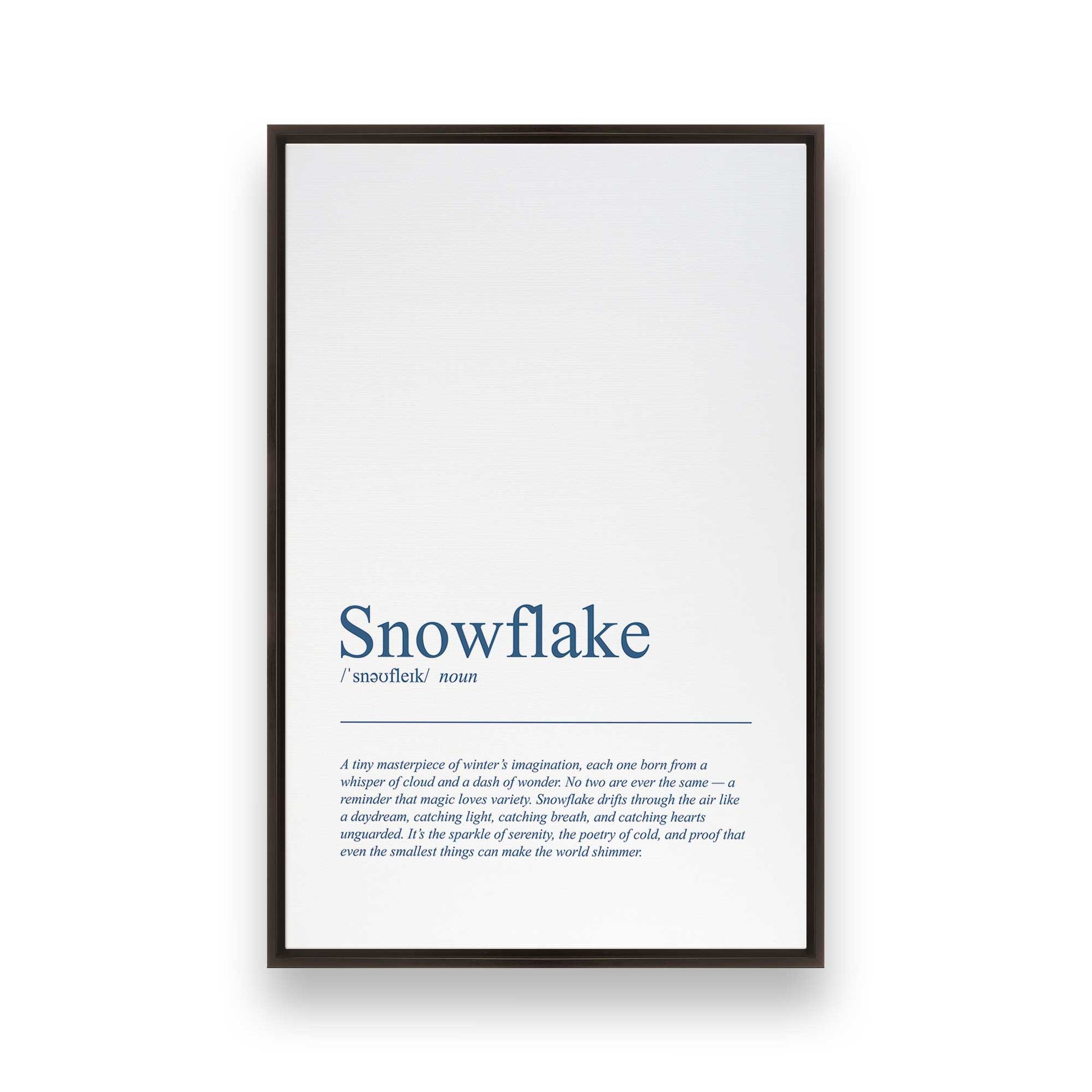 [Color:Espresso], Picture of art in an Espresso frame