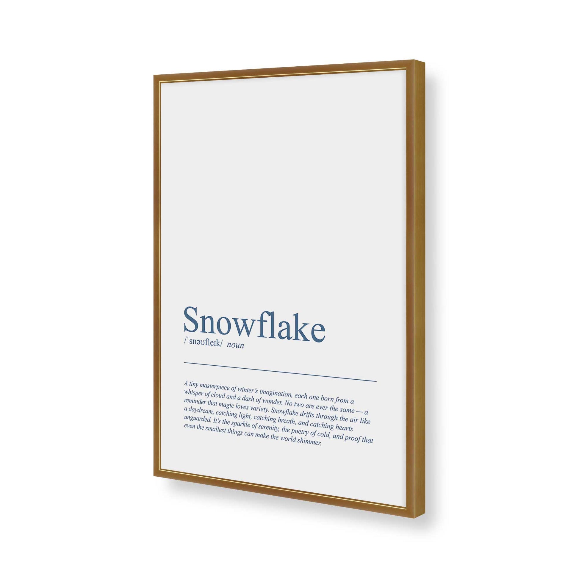 [Color:Polished Gold], Picture of art in a Polished Gold frame of the corner