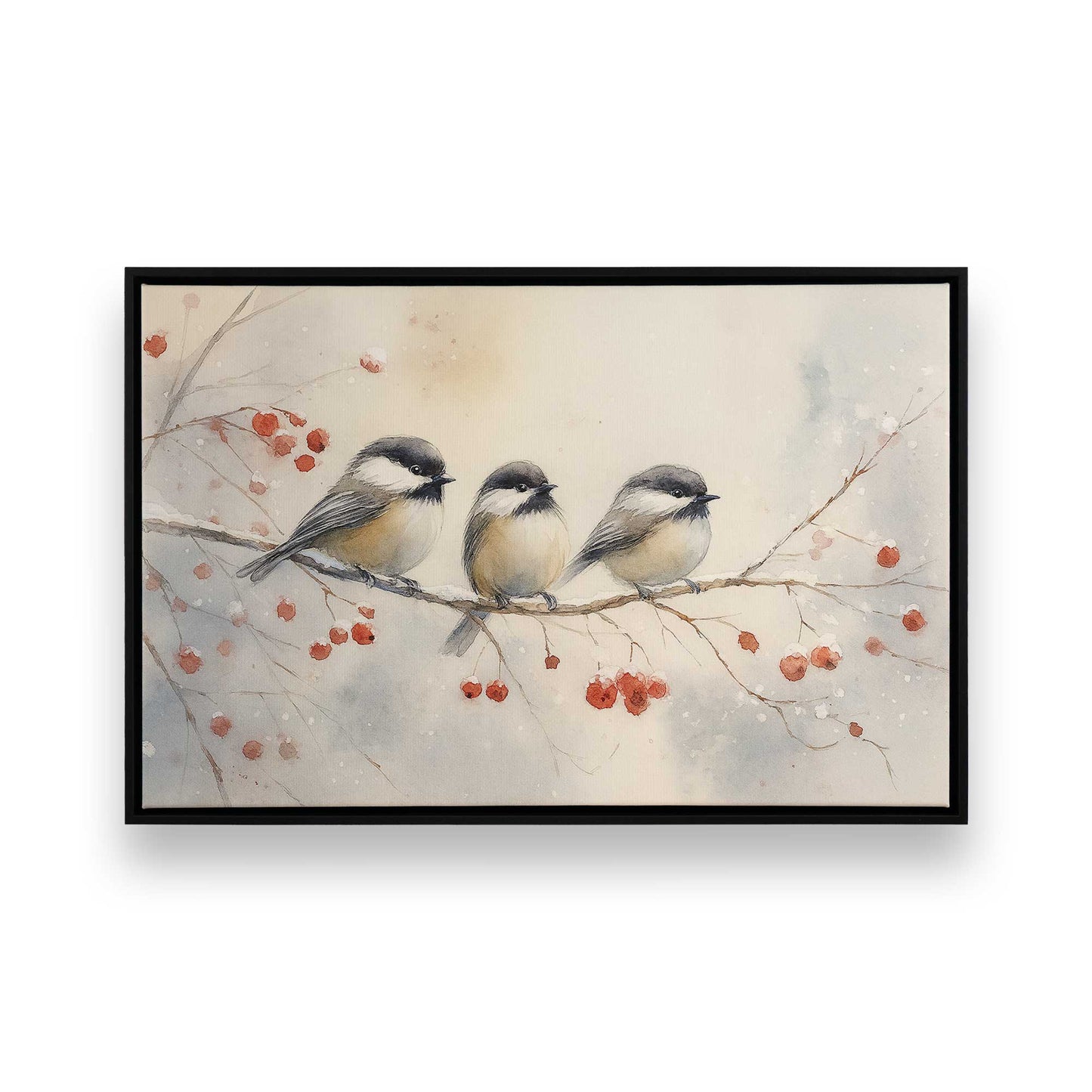 [Color:Satin Black], Picture of art in a Satin Black frame