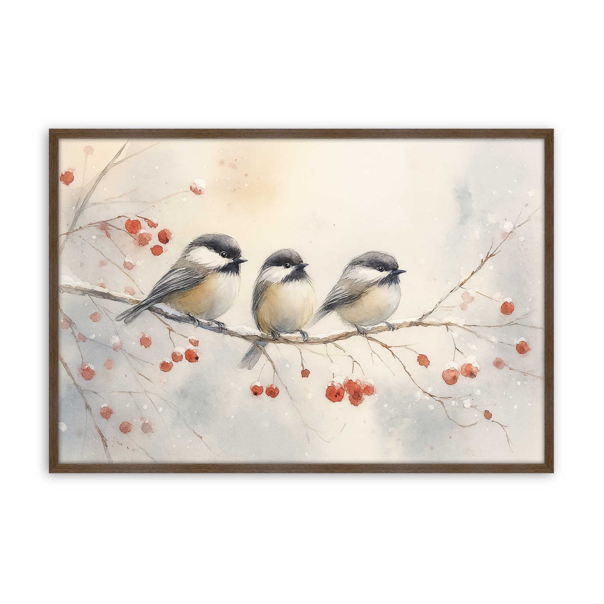 [Color:Walnut], Picture of art in a Walnut frame