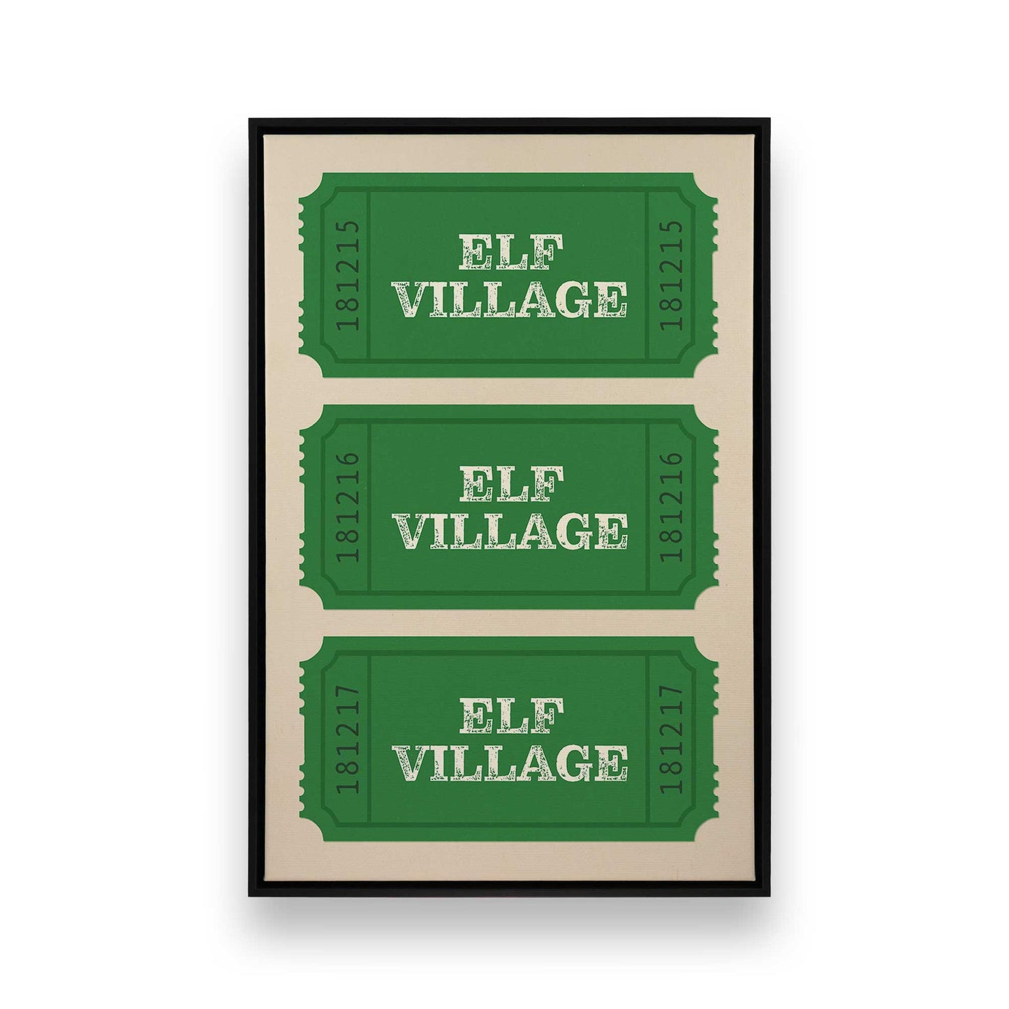 [Color:Satin Black], Picture of art in a Satin Black frame