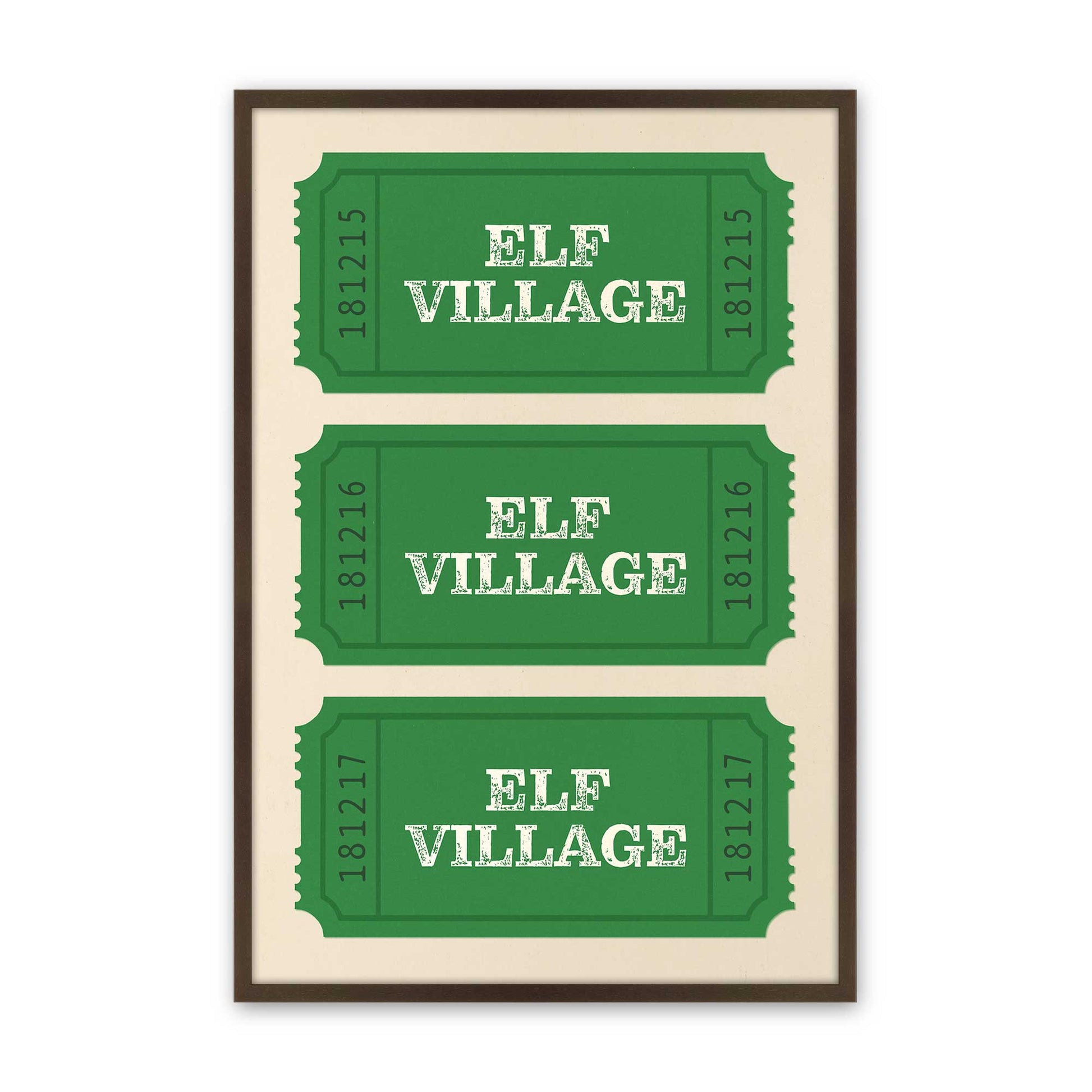 [Color:Brown], Picture of art in a Brown frame