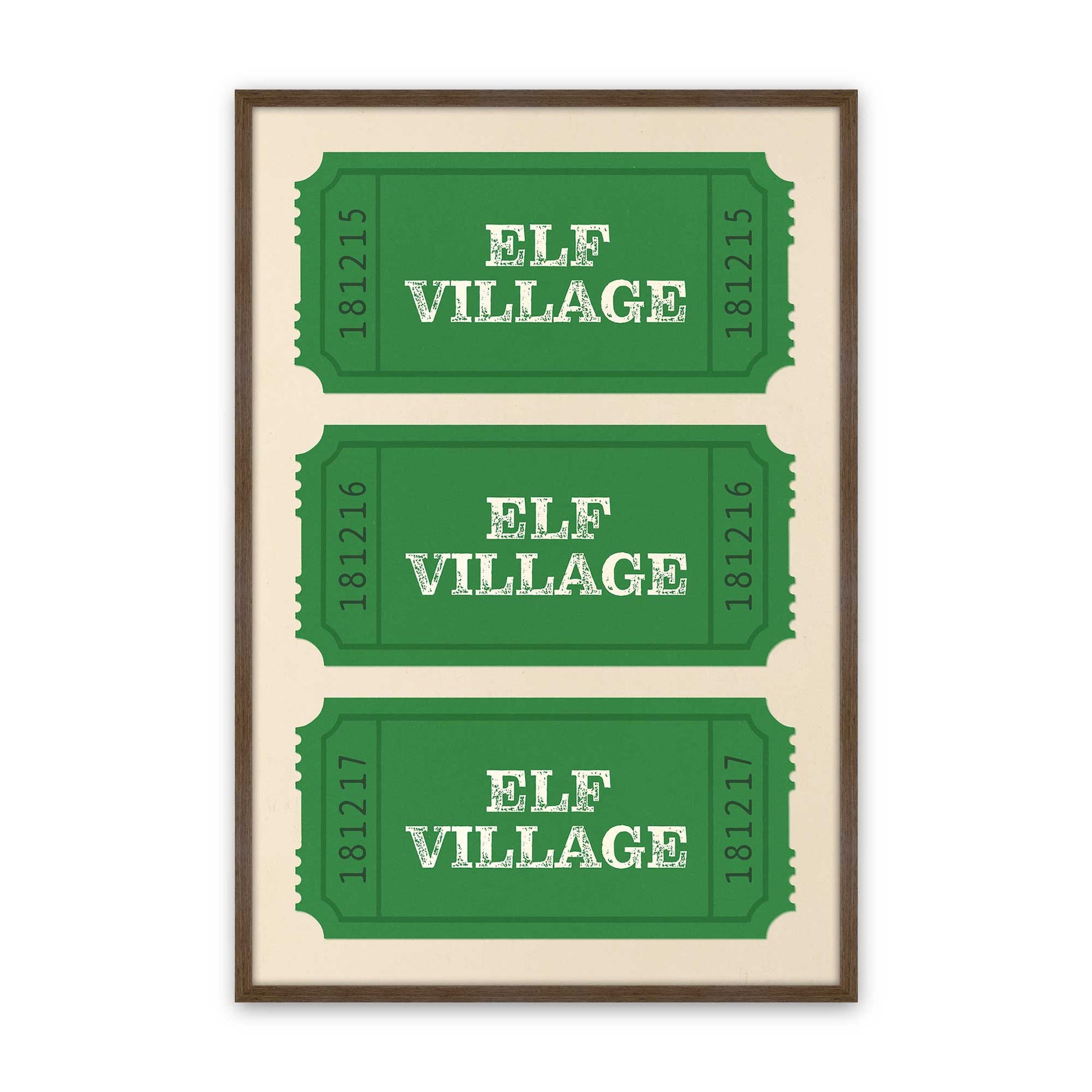 [Color:Walnut], Picture of art in a Walnut frame