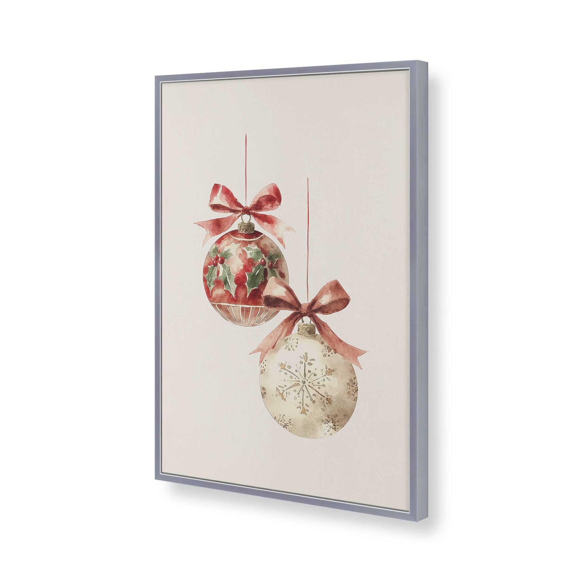 [Color:Polished Chrome], Picture of art in a Polished Chrome frame of the corner