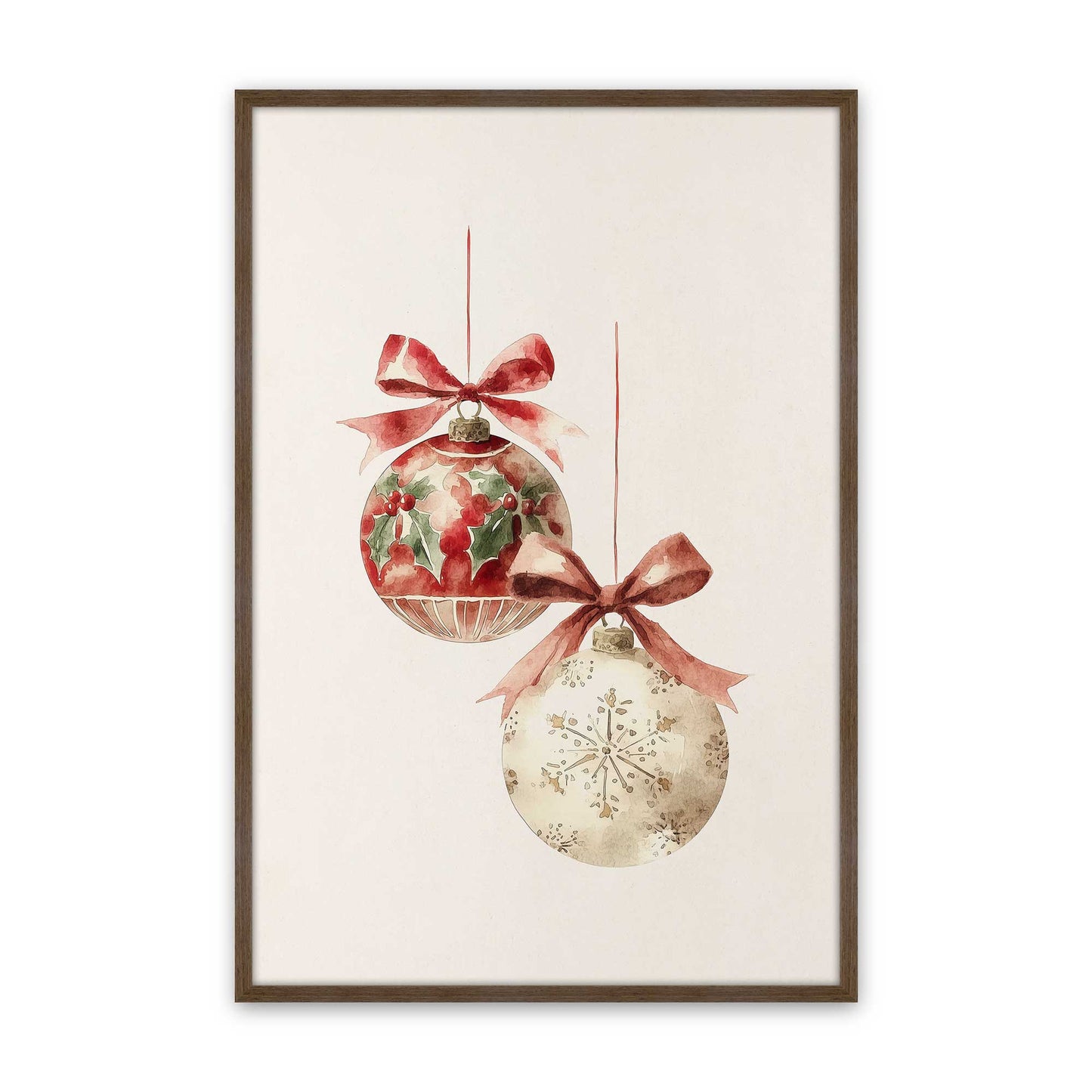 [Color:Walnut], Picture of art in a Walnut frame