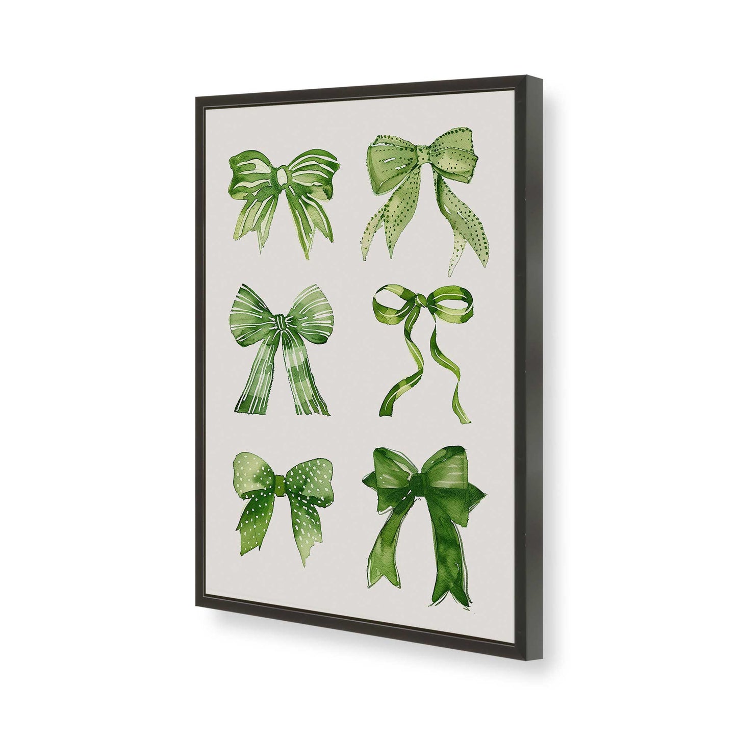 [Color:Satin Black], Picture of art in a Satin Black frame of the corner