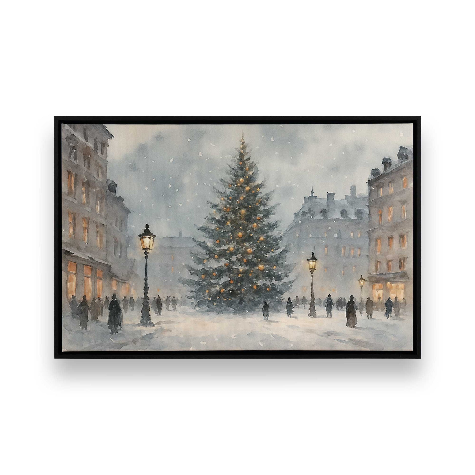 [Color:Satin Black], Picture of art in a Satin Black frame