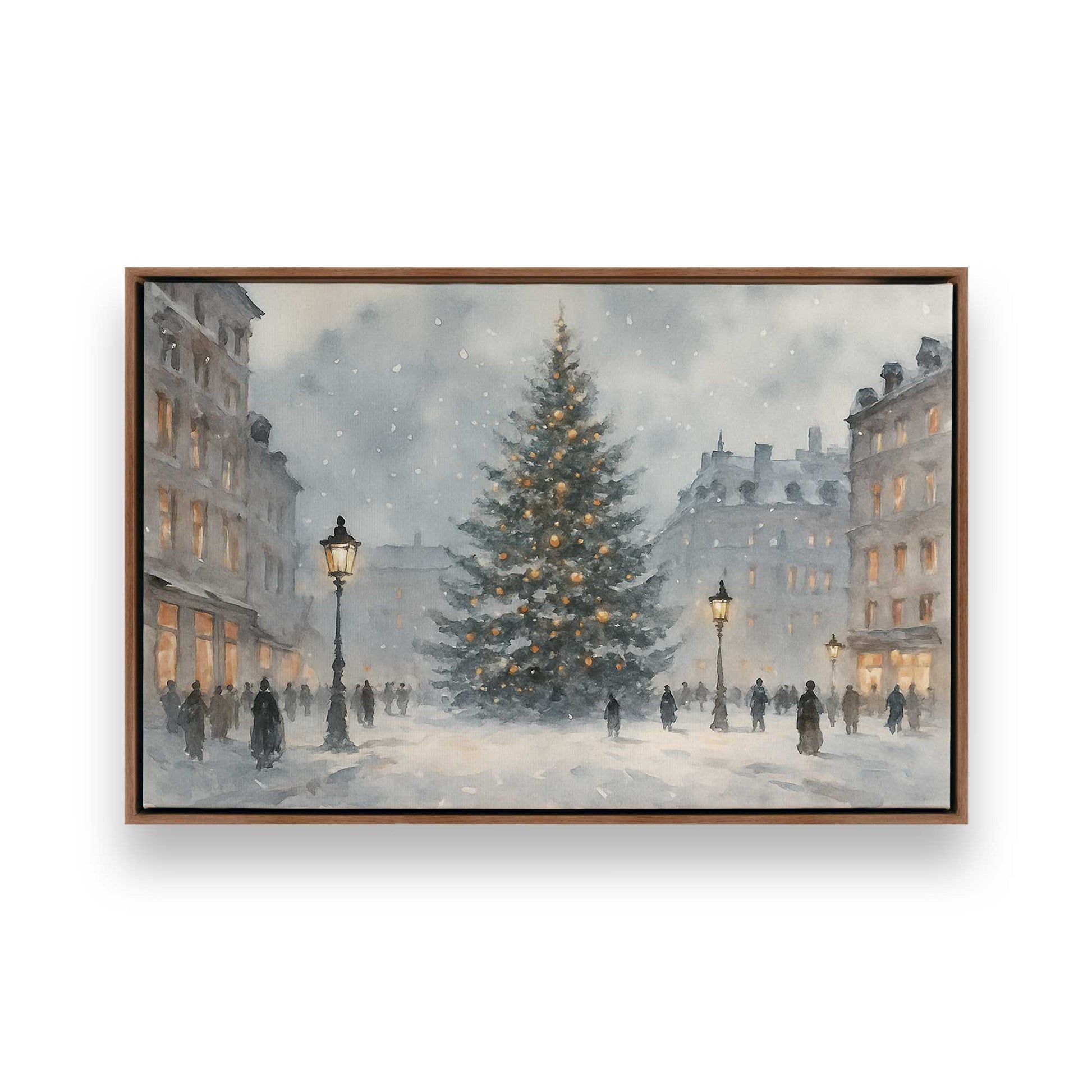 [Color:Walnut], Picture of art in a Walnut frame