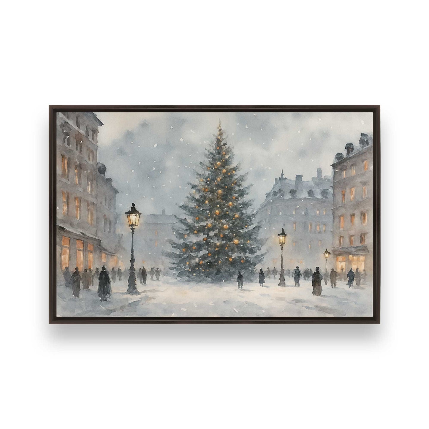 [Color:Espresso], Picture of art in an espresso frame