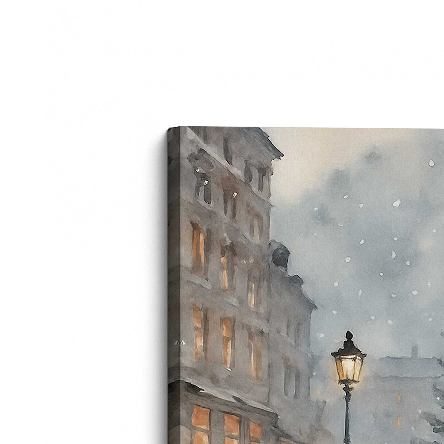 [Color:Stretched Canvas], Picture of the corner of the art