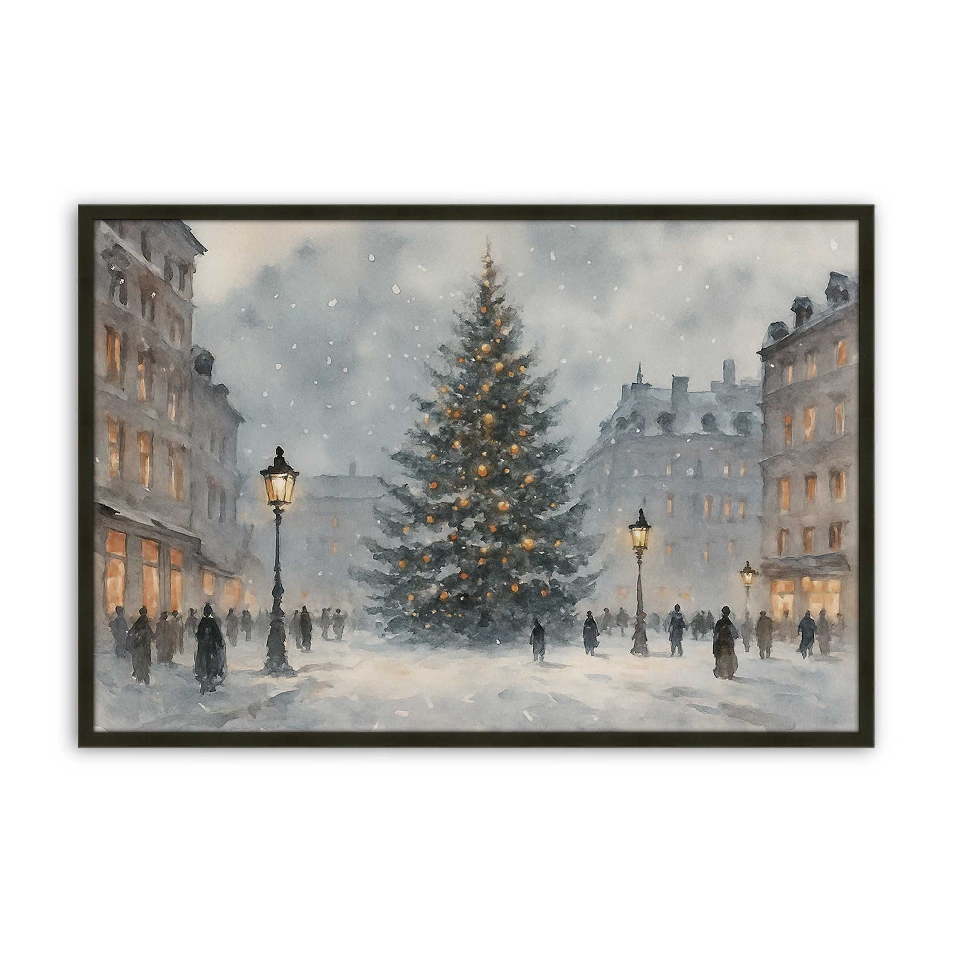 [Color:Satin Black], Picture of art in a Satin Black frame