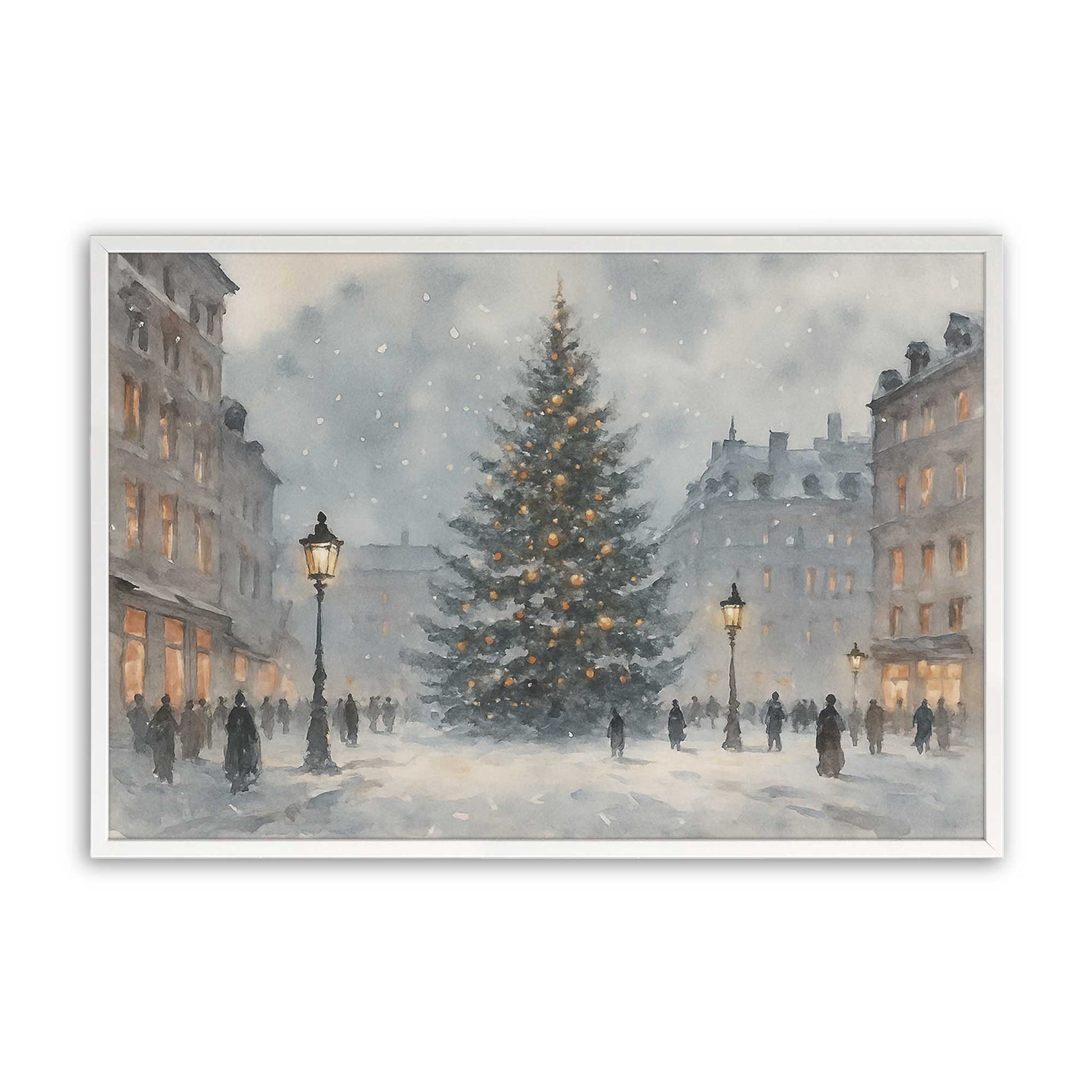 [Color:Opaque White], Picture of art in a Opaque White frame