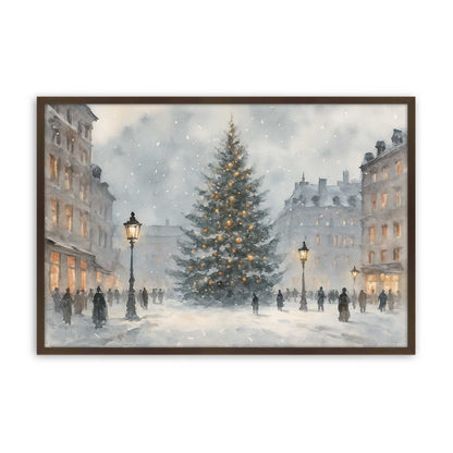 [Color:Brown], Picture of art in a Brown frame