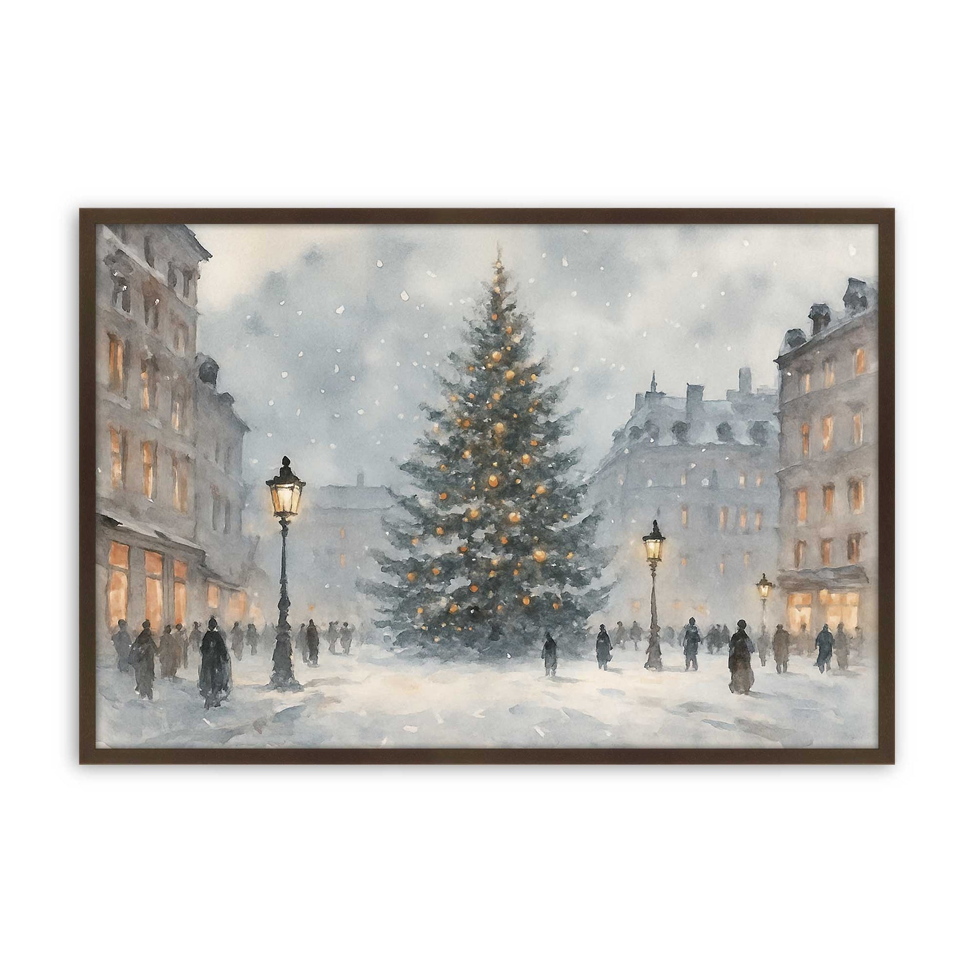 [Color:Belvinder Brown], Picture of art in a Belvinder Brown frame