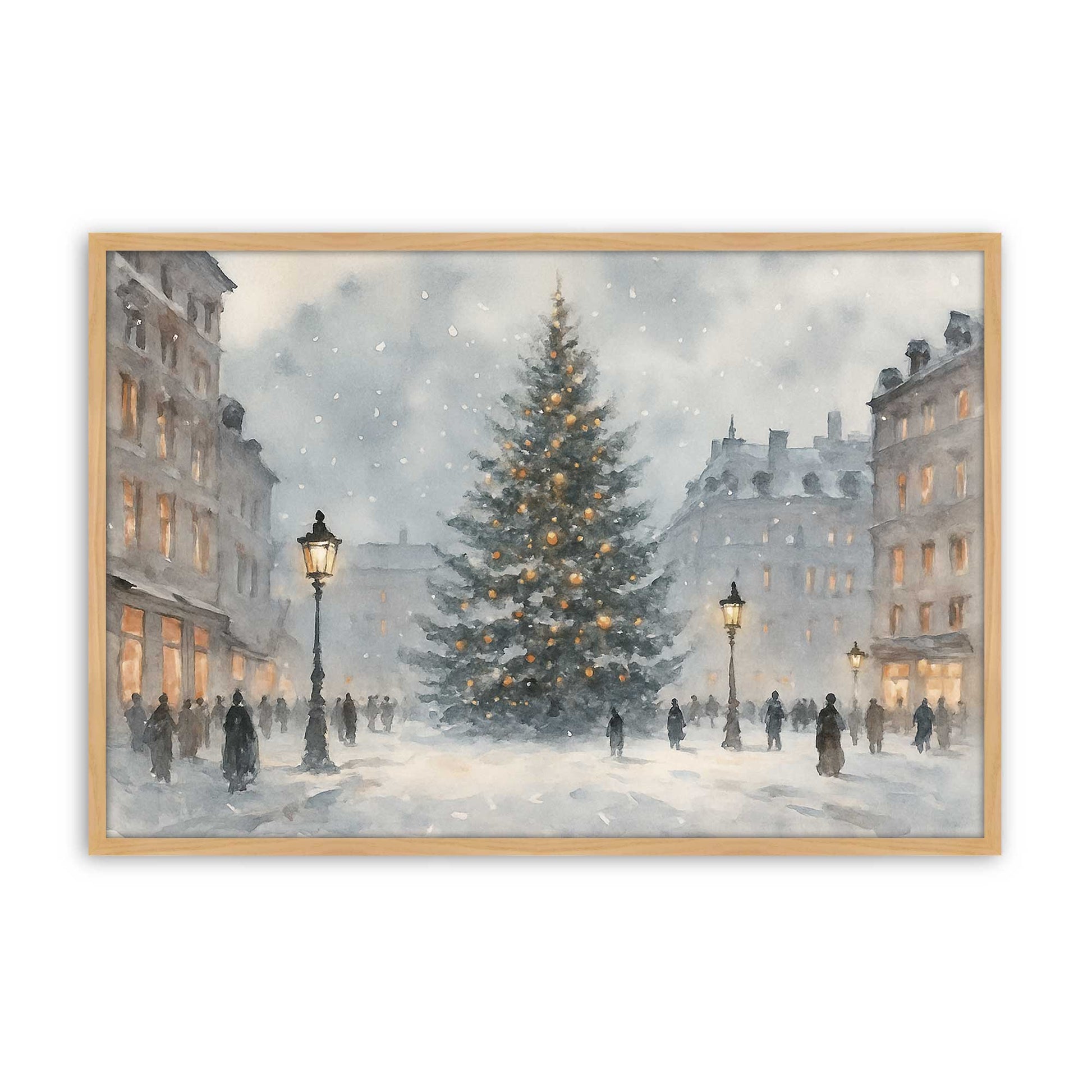 [Color:American Maple], Picture of art in a American Maple frame