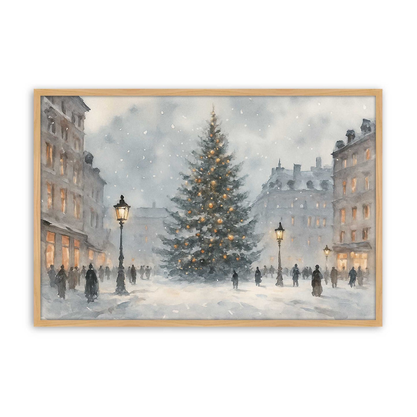 [Color:American Maple], Picture of art in a American Maple frame