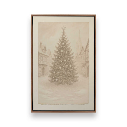 [Color:Walnut], Picture of art in a Walnut frame